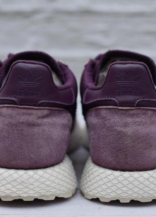 Фиолетовые женские кроссовки adidas forest grove, 38 размер. оригинал5 фото