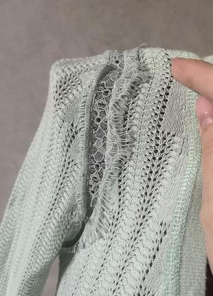 Victoria's secret thermal lace sweater scoopneck светр локшина оригінал3 фото
