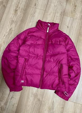 Пуховик пуффер спортивная куртка helly hansen