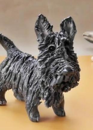 Статуэтка скотч-терьера scottish terrier статуетка скотч-тер'єра1 фото