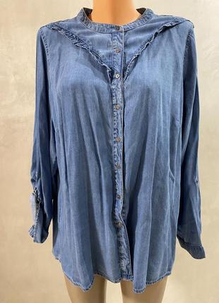 Гарна джинсова сорочка