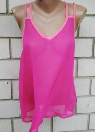 Рожева майка блузка вільного крою