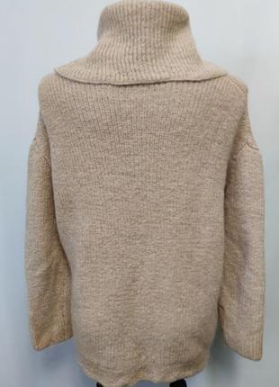 Cos  шерстяной мохеровый свитер джемпер оверсайз персиковый /6741/7 фото