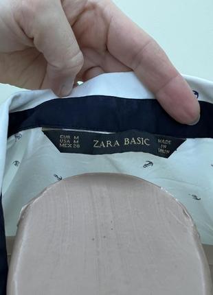 Сорочка zara, біла сорочка, сорочка, рубашка zara, рубашка3 фото