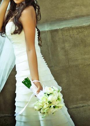 Дизайнерское свадебное платье3 фото