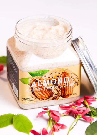 Скраб для тіла wokali almond sherbet body scrub