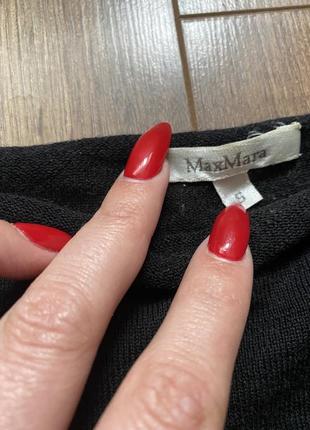 Шерстяний джемпер max mara, брендовий тонкий светр кофта з круглим вирізом, базовый джемпер брендовый5 фото