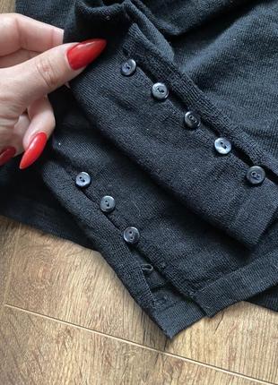 Шерстяний джемпер max mara, брендовий тонкий светр кофта з круглим вирізом, базовый джемпер брендовый8 фото