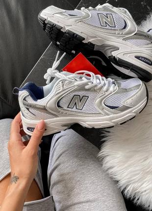 Кросівки жіночі New Balance Lyhythihainen T-Paita Impact Run London Edition Printed white silver premium/кроссовки женские нью бэленс 530