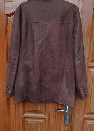 Брендова фірмова англійська шкіряна куртка піджак woodland,оригінал,новий з бірками.2 фото