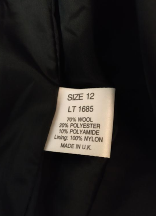 Шерстяная куртка пиджак короткое пальто на молнии5 фото