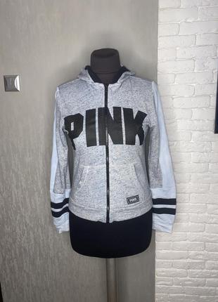 Кофта толстовка pink victoria’s secret xs-s