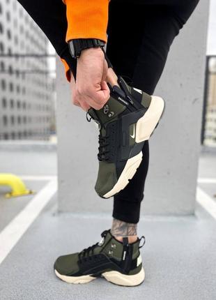 Кросівки чоловічі nike huarache winter acronym khaki/кроссовки мужские найк гуараче акроним2 фото