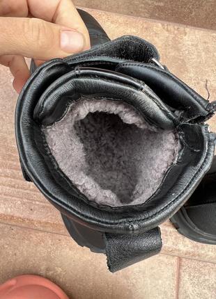 Зимние ботинки tiflani  нат кожа турция фабричная 37 размер 27 см3 фото