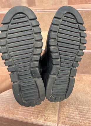 Зимние ботинки tiflani  нат кожа турция фабричная 37 размер 27 см5 фото