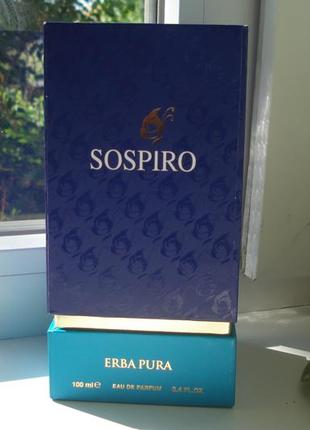 Sospiro perfumes erba pura парфюмированная вода 100 мл1 фото