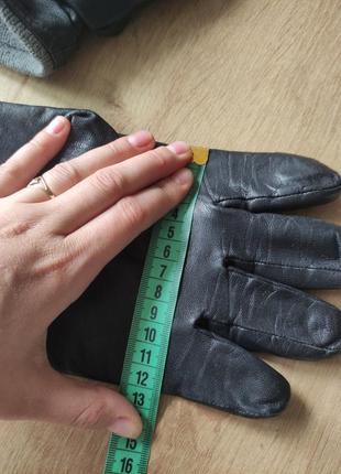 Фирменные мужские кожаные перчатки calvin klein, оригинал, сша. размер l(9)