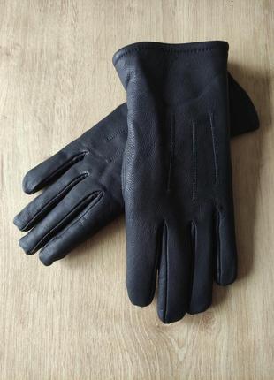 Стильные женские кожаные перчатки spieth& wensky ,  германия.  размер 7,5(l)1 фото