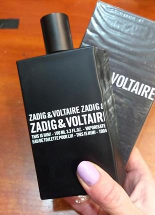 Zadig & voltaire this is him туалетная вода 100 мл