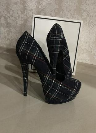 Шикарні туфлі на шпильці, spring, розмір 37/38