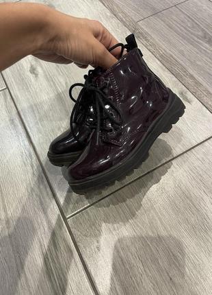 Чеевики на дівчинку zara, ботинки zara