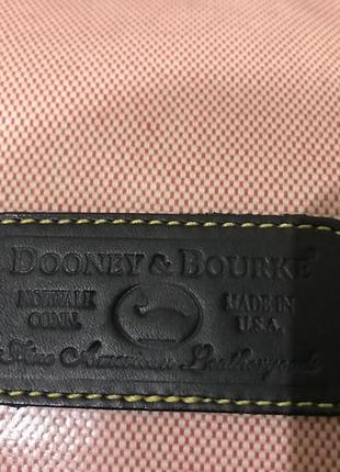 Стильна сумка, dooney & bourne, натуральна шкіра7 фото