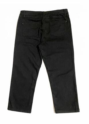 L черные укороченные джинсы брюки4 фото