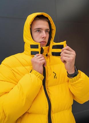 Зимняя мужская куртка пушка огонь homie 2.0 желтый8 фото