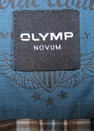 Мужская  рубашка в клетку  olymp3 фото