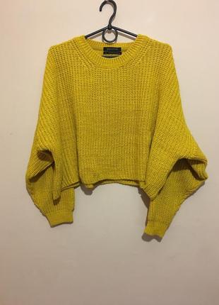 Мягкий оверсайз свитер urban outfitters knit fisherman jumper2 фото