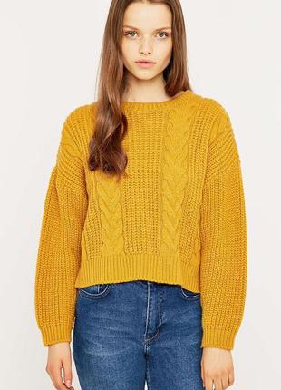 Мягкий оверсайз свитер urban outfitters knit fisherman jumper1 фото