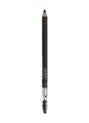 Олівець для брів aden cosmetics luxury powder browliner black чорний