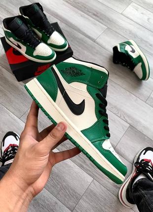 👟  кросівки чоловічі hyperdunk nike air jordan retro 1 mid  найк / наложка bs👟