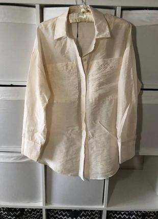 Блуза : рубаха : шовк: luxury манжети2 фото