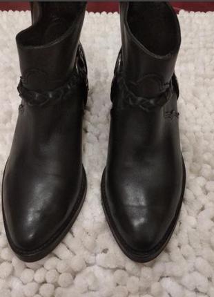Кожаные демисезонные ботинки сапожки,черевики topshop 36-37р3 фото