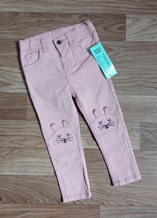 Модні джинси pepco дівчинці р.98, 2-3 роки