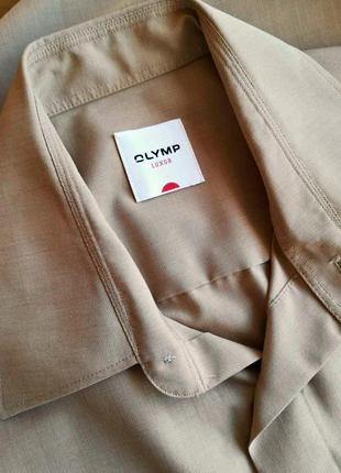 Классическая хлопковая рубашка модного немецкого бренда olymp luxor4 фото