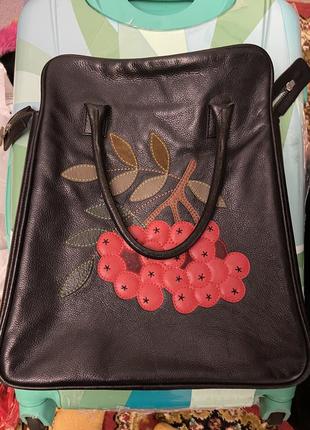 Сумка кожаная украинского дизайнера unique u