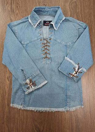 Джинсовая блуза