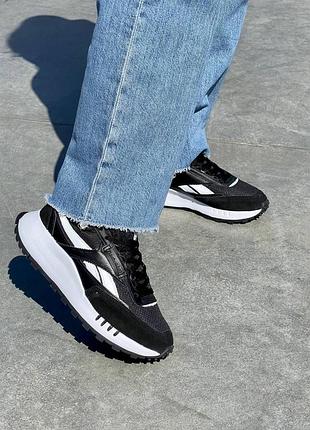 Кросівки жіночі Шикарный фирменный спортивный топ reebok оригинал legacy ‘black’/кроссовки женские рибок