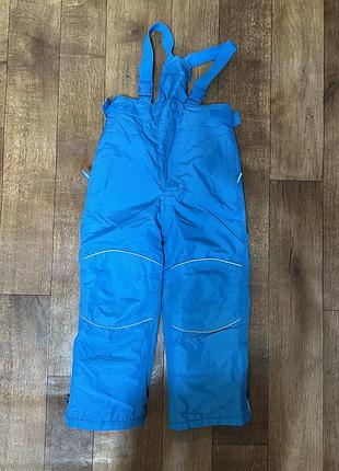 Теплі штани напівкомбенізон