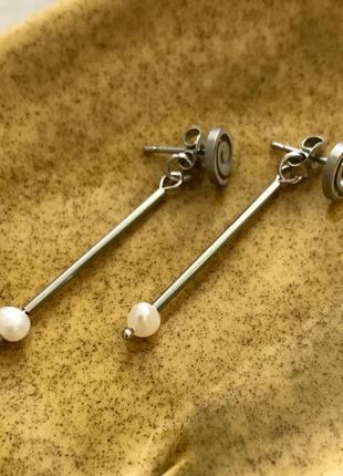 Сучасні сталеві сережки трансформер  «вихор»