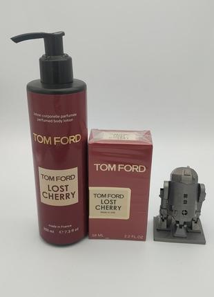 Набор парфумована вода і крем для тіла tom ford lost cherry