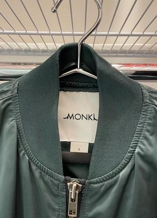 Оверсайз бомбер monki / атласний бомбер6 фото