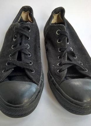 Чорні кеди, бренд converse, розмір 41, по устілці 26 см