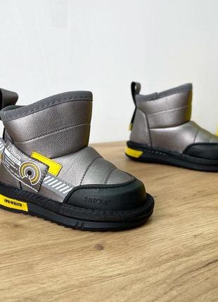 Уги черевики сапожки зимові ботинки з прорезиненим носком6 фото