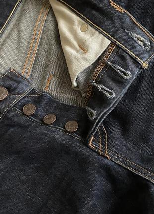 Чоловічі джинси прямого крою сині з плотного деніму7 фото