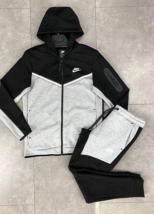 Мужской спортивный трикотажный костюм nike tech fleece