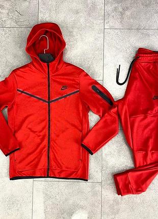 Мужской спортивный трикотажный костюм nike tech fleece