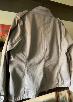 Куртка демі плотний сірий3 фото